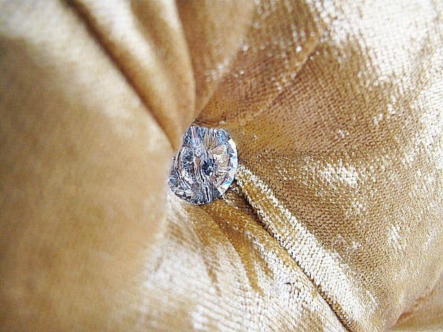 イタリア　ゴールドレリーフ×スワロフスキーエレメント バロック様式1人掛けソファ