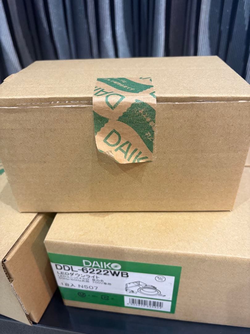 DAIKO LEDダウンライト DDL-6222WB 4個セット