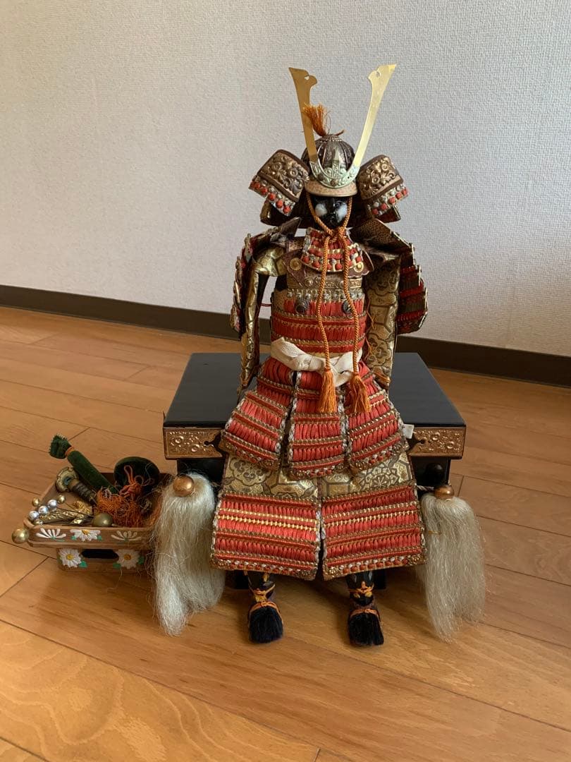 五月人形　昭和レトロ　鎧　兜　子供の日　鯉のぼり　ヴィンテージ　ジャンク