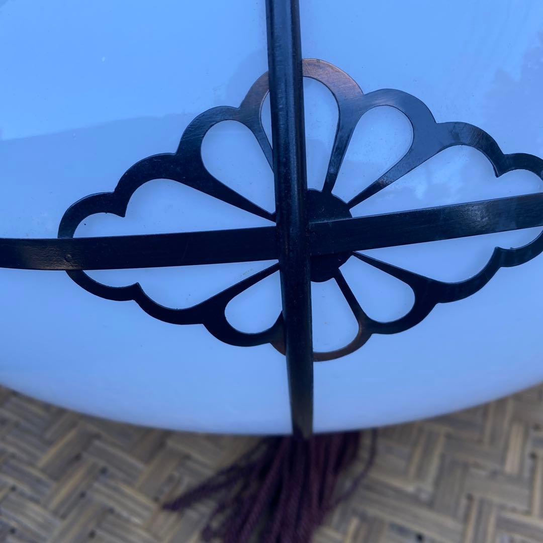 ヤマギワ照明　ペンダントライト 白色ガラス　大正ロマン風