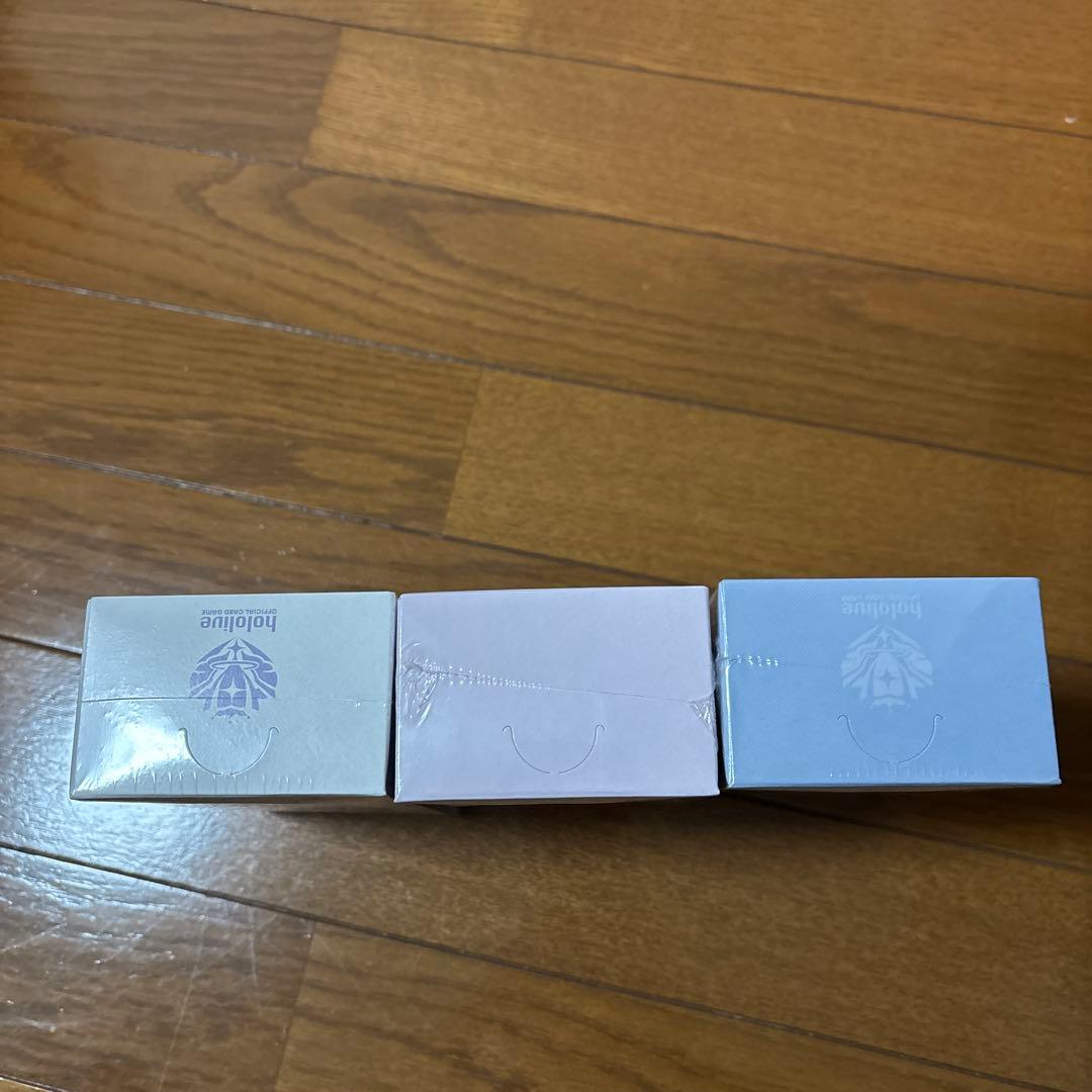 ホロライブカード　box 3種セット　クインテット　ブルーミング　キュリアス