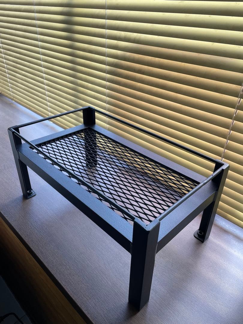 ミニミニ1段棚アイアン家具　アイアンラック　植物棚　コレクション棚　多目的棚