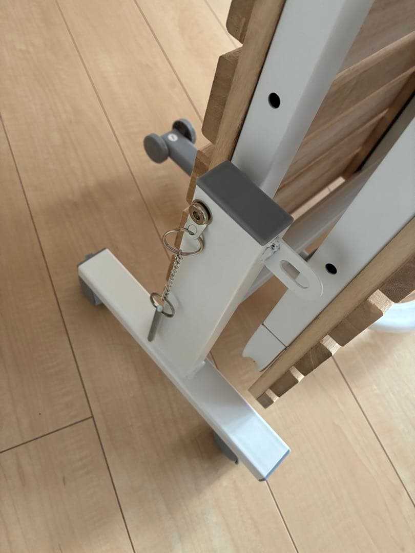 アイリスプラザ　折りたたみベッド すのこ　ハイタイプ