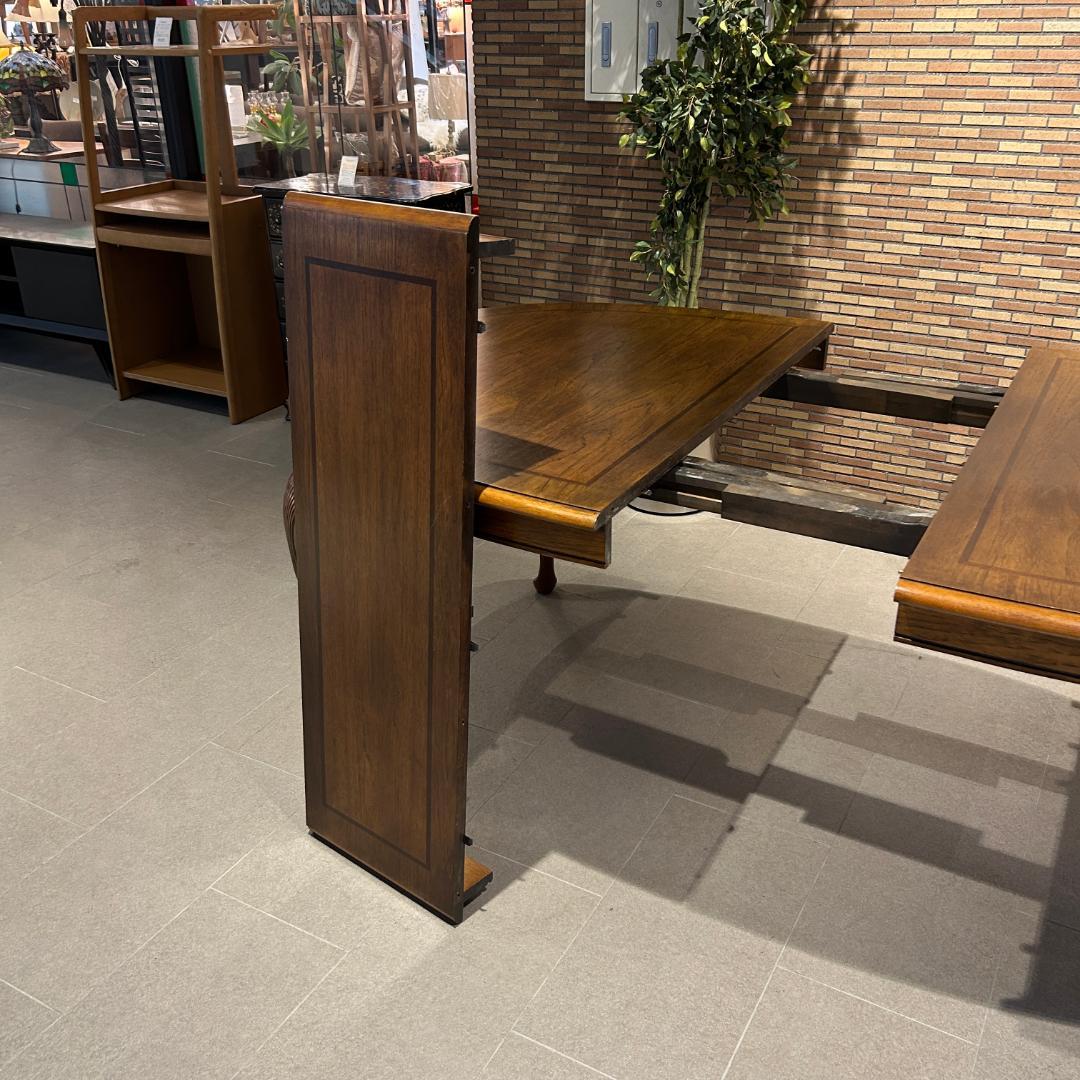 ♥美品　アメリカアンティークダイングテーブル　伸長式　クラシカル