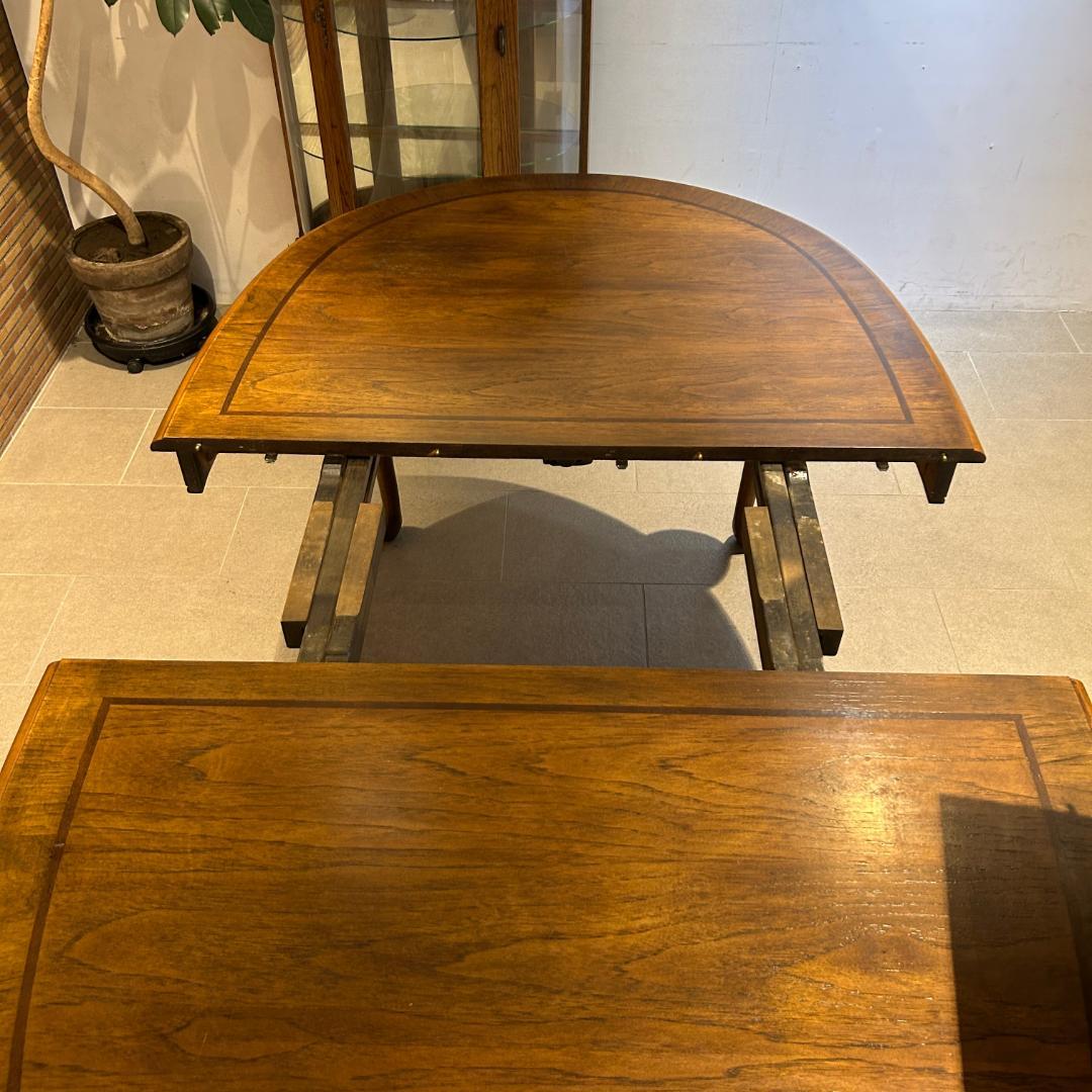 ♥美品　アメリカアンティークダイングテーブル　伸長式　クラシカル