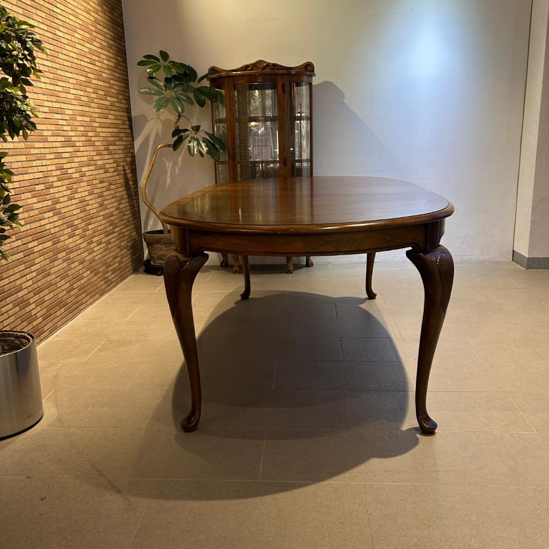 ♥美品　アメリカアンティークダイングテーブル　伸長式　クラシカル
