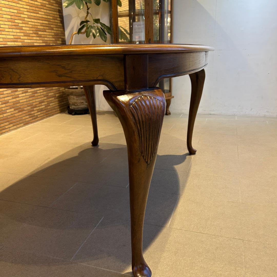 ♥美品　アメリカアンティークダイングテーブル　伸長式　クラシカル