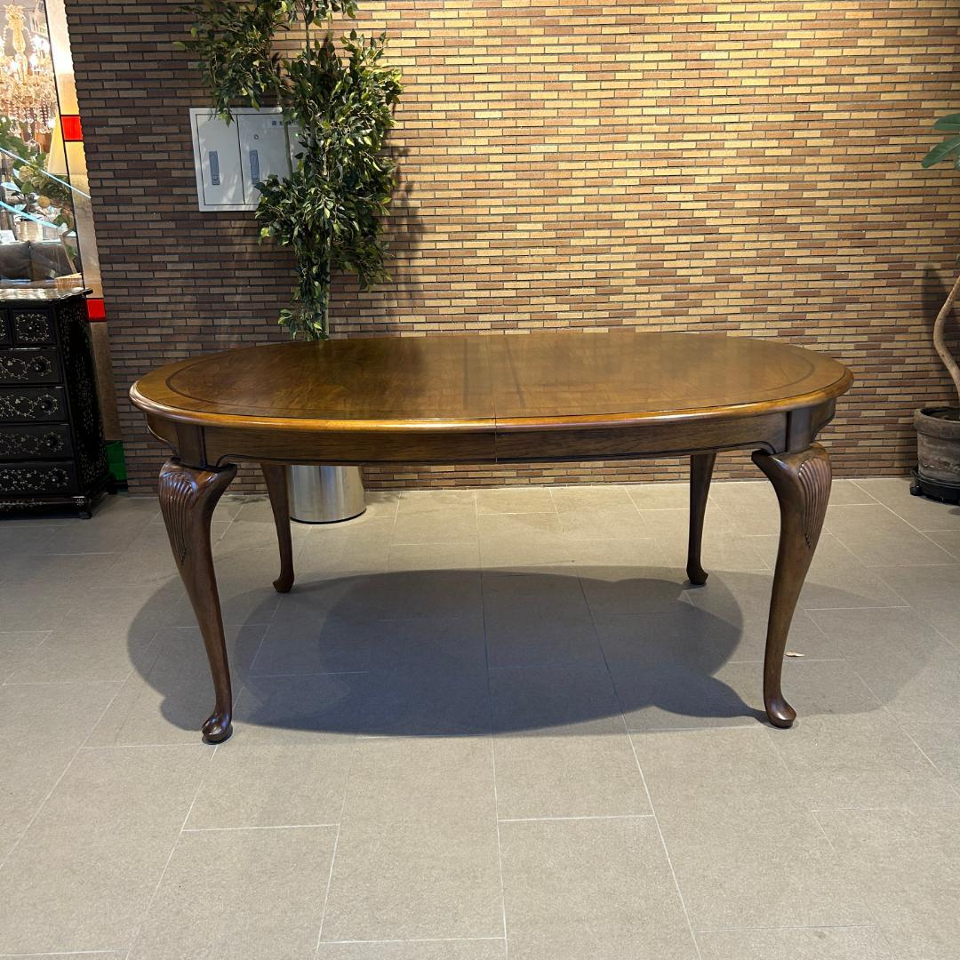 ♥美品　アメリカアンティークダイングテーブル　伸長式　クラシカル