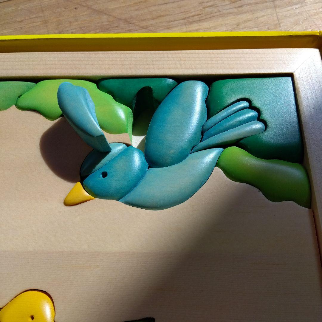 木製動物パズル