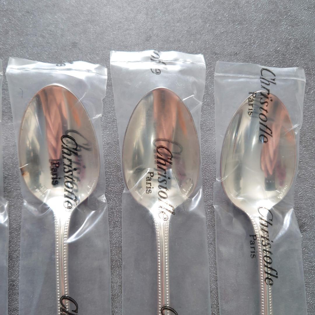 クリストフル パール 未開封 コーヒースプーン 6点