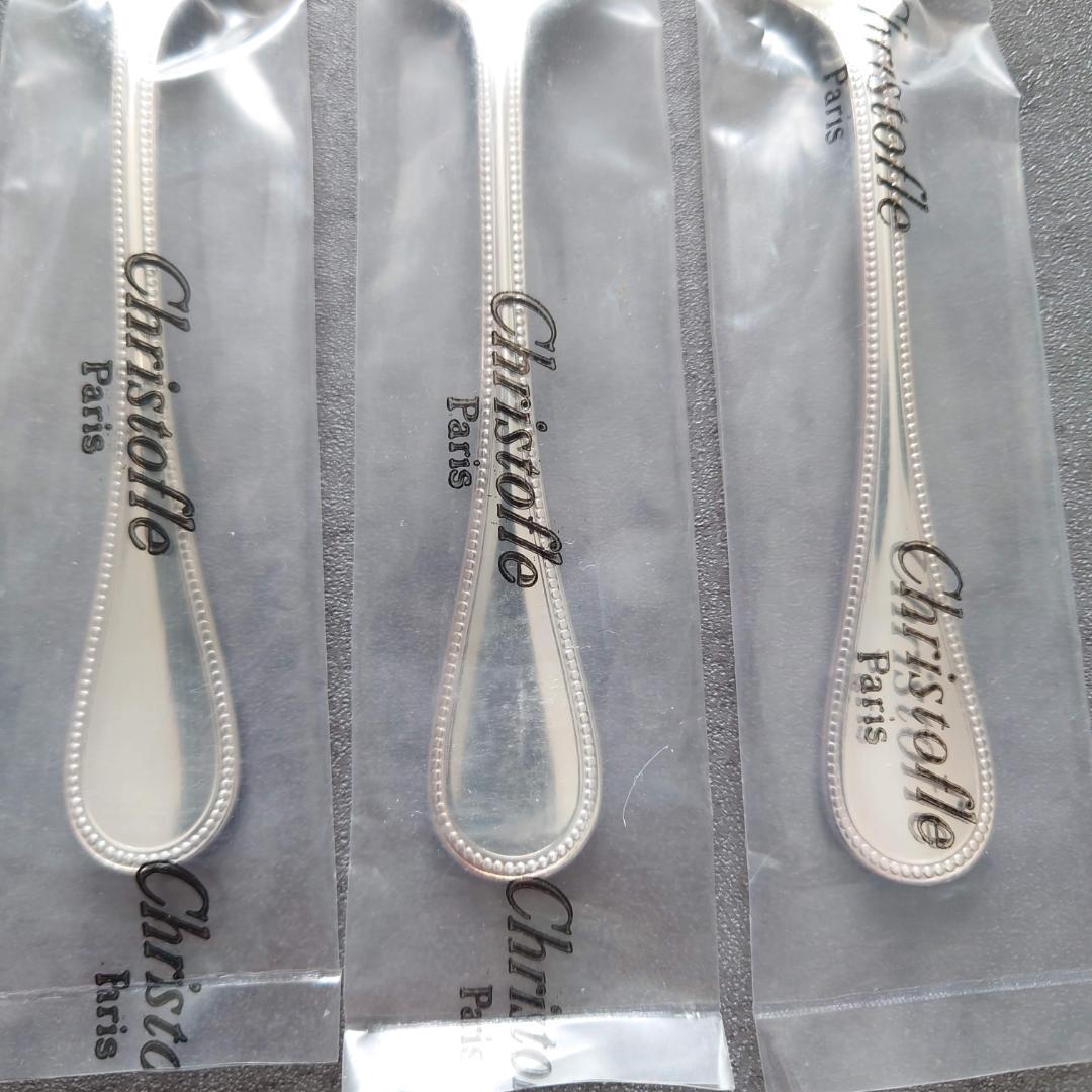 クリストフル パール 未開封 コーヒースプーン 6点