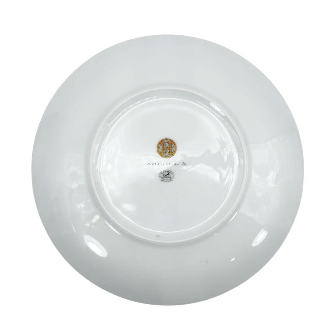 【超美品】エルメス モザイク24 デザートプレート 21cm ゴールド 1M28