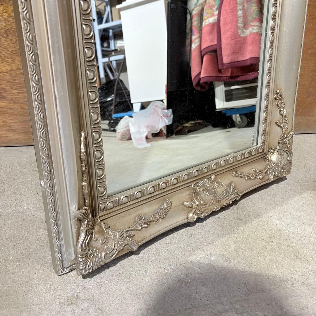 【福岡】 姿見 アンティーク 全身鏡 インテリア 鏡 壁掛け アンティーク調