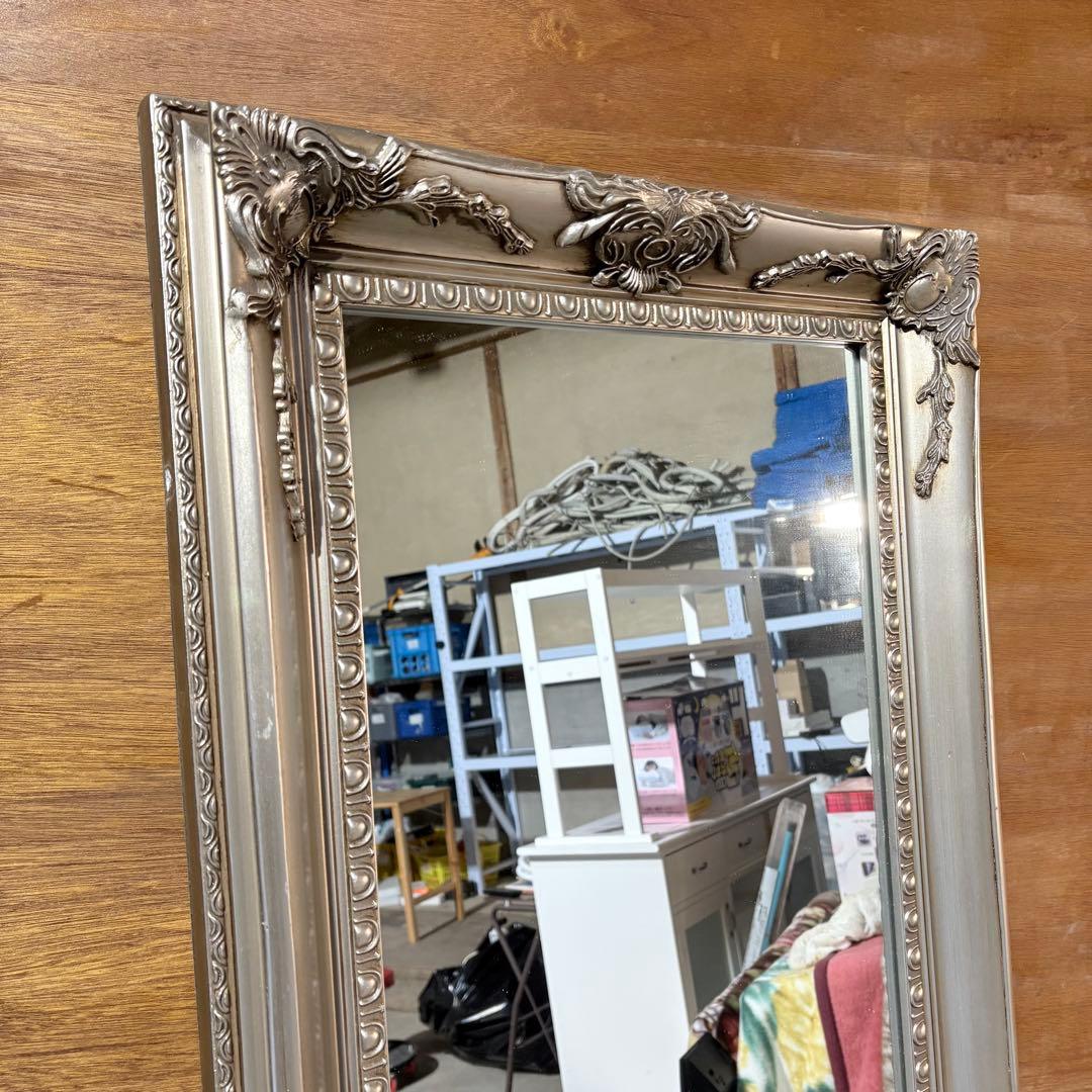【福岡】 姿見 アンティーク 全身鏡 インテリア 鏡 壁掛け アンティーク調