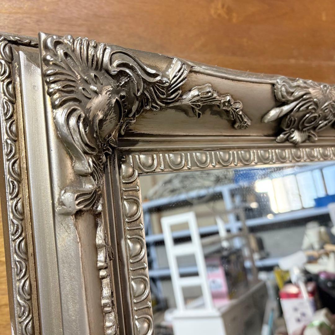 【福岡】 姿見 アンティーク 全身鏡 インテリア 鏡 壁掛け アンティーク調