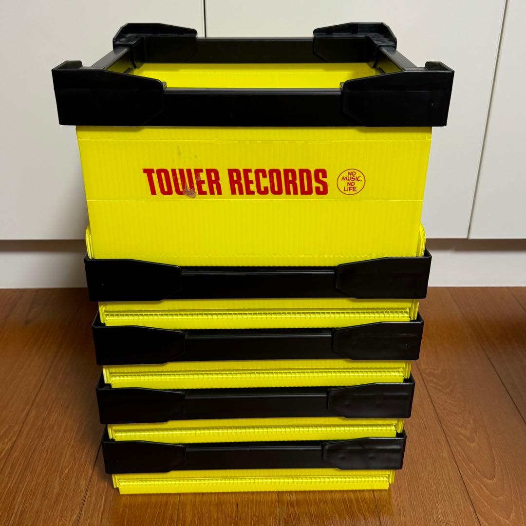 タワレコ・CDコンテナ yellow 5個セット - メルカリ