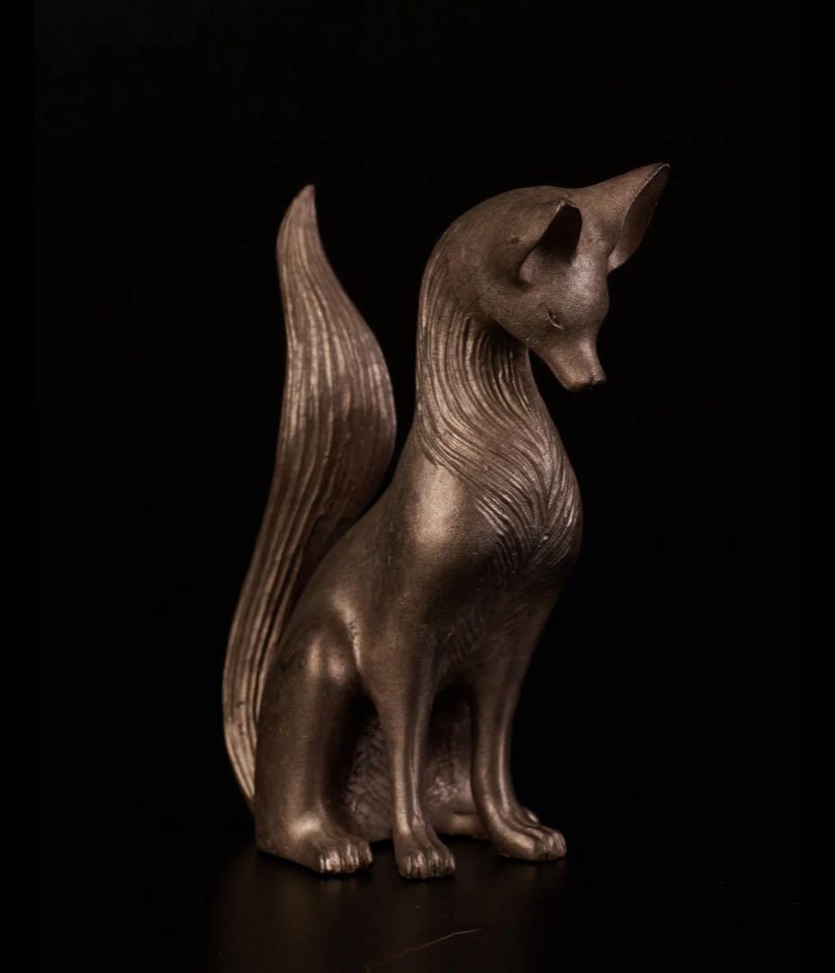 土屋仁応 狐 \"Fox\" Sculpture スカルプチャー レジン 彫刻作品