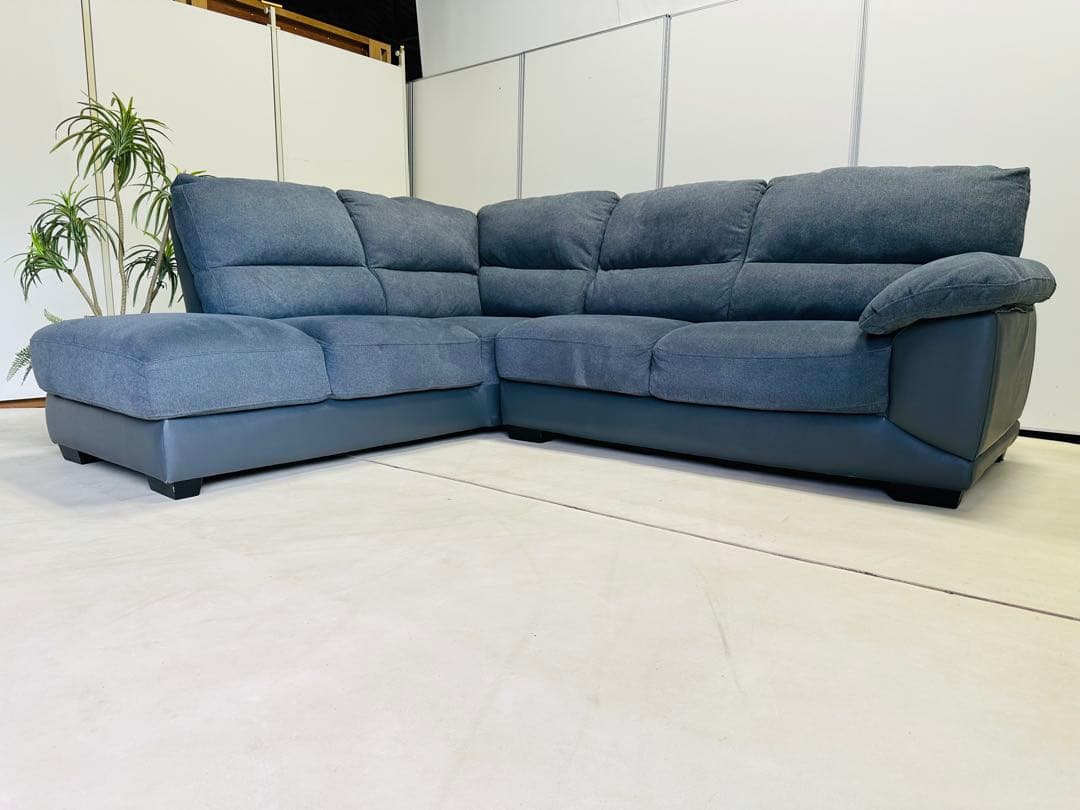 ニトリ 布張りカウチソファ 幅240cm