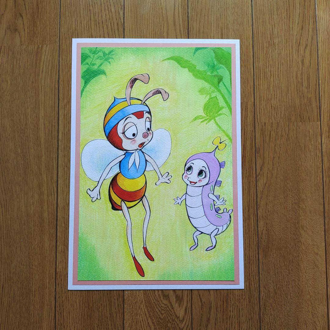 みなしごハッチ フラワーとハッチ 肉筆原画 - メルカリ