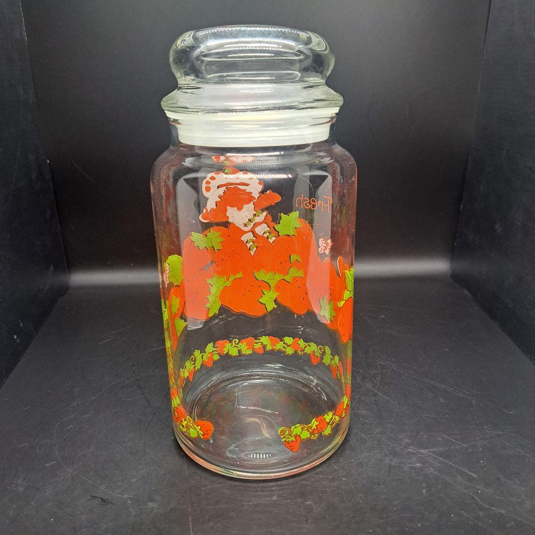 アンカーホッキング　ストロベリーショートケーキ　キャニスター　ヴィンテージ