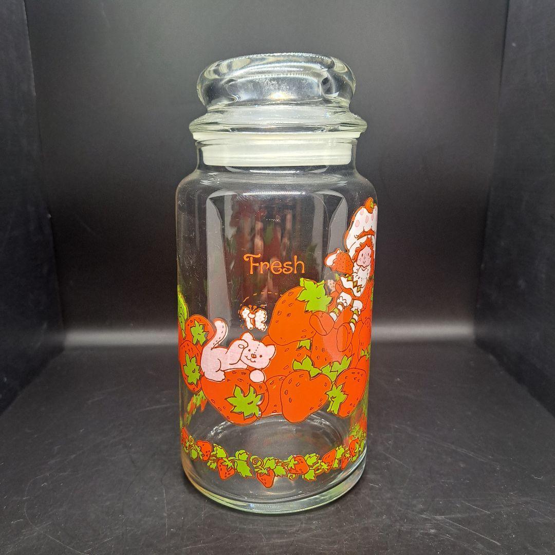 アンカーホッキング　ストロベリーショートケーキ　キャニスター　ヴィンテージ