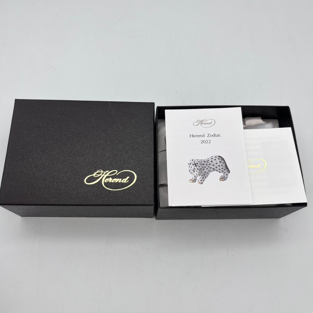 ◇15216　未使用　Herend ヘレンド　虎　 フィギュリン 2022　置物
