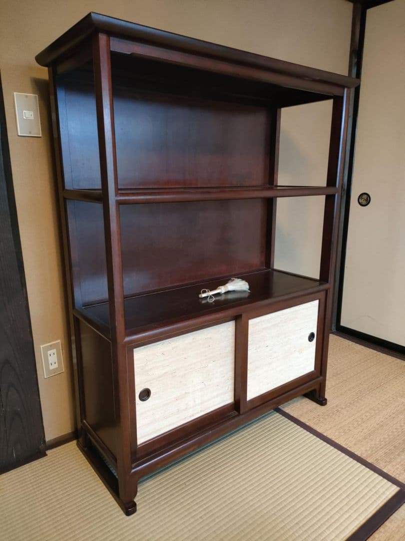 【osa】松本民芸家具・飾り棚「クズ布茶タンス」