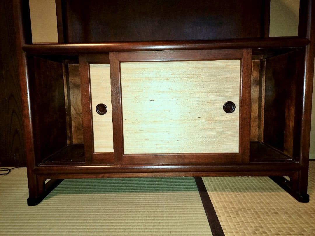 【osa】松本民芸家具・飾り棚「クズ布茶タンス」