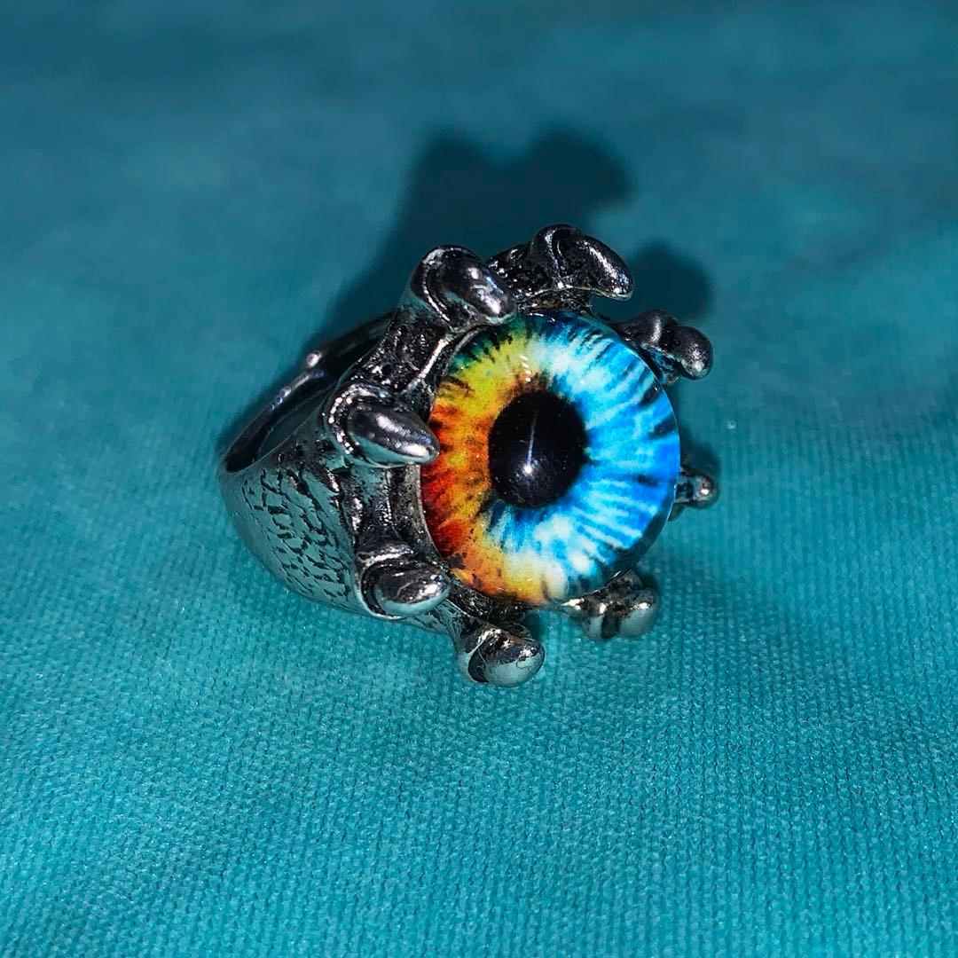 最終値下】目玉 義眼 リング 指輪 - メルカリ