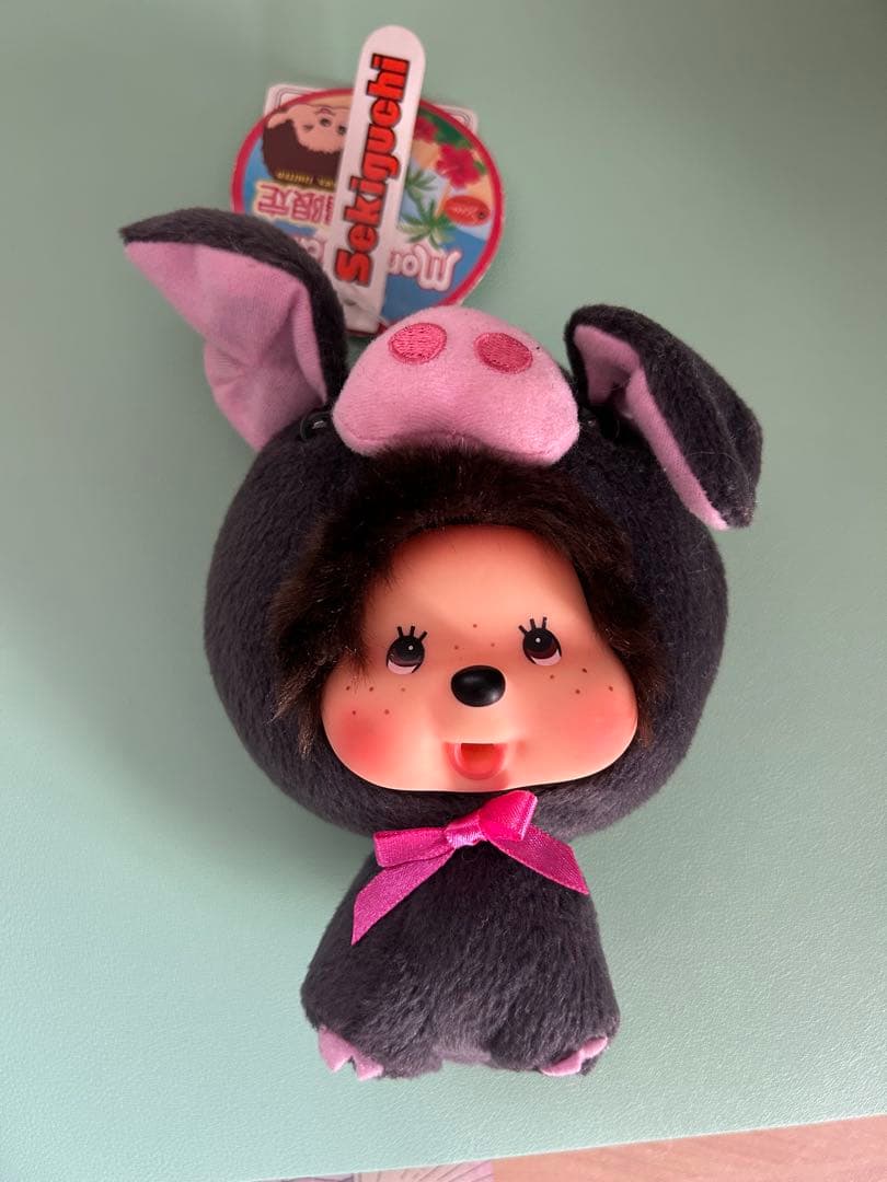 モンチッチ 顔でかモンチッチ アグー 沖縄限定 ぬいぐるみ キー