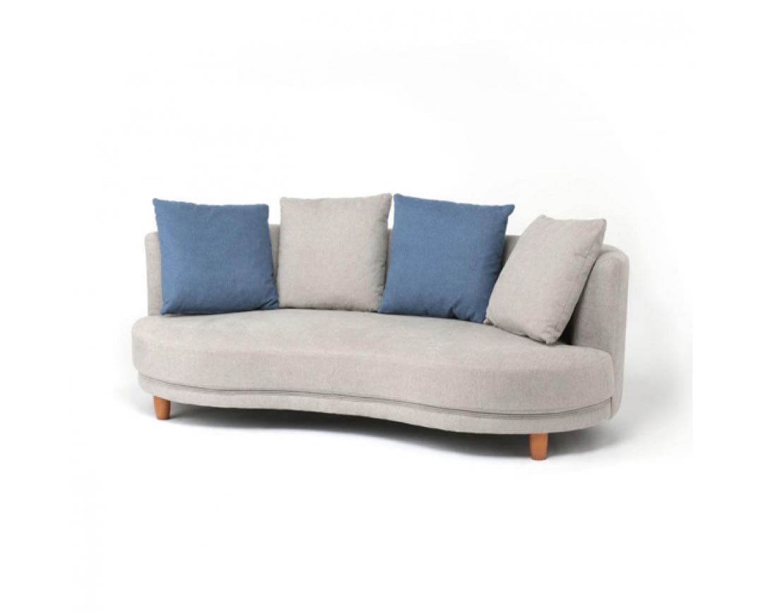 仙台 直接引き取り限定 曲線デザイン　ソファ オットマン付き