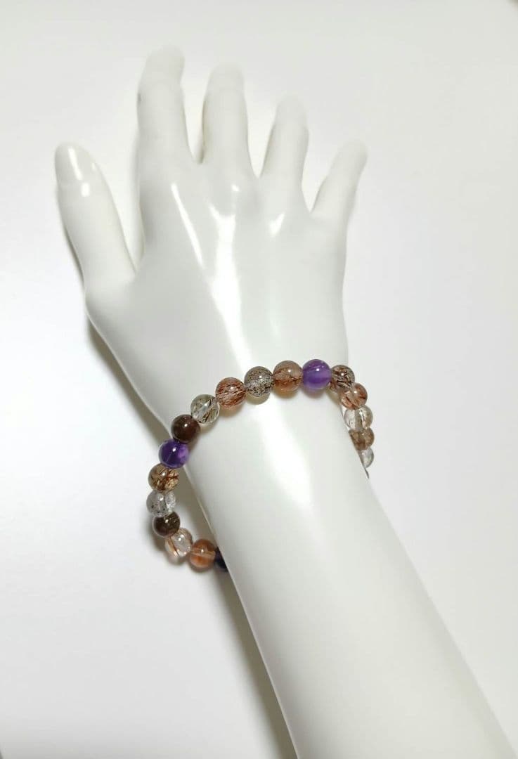 ハイクォリティ　スーパーセブン　パワーストーンブレスレット