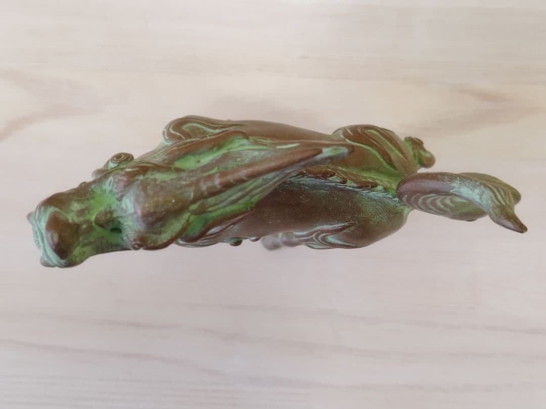 蝋型青銅　麒麟　北村眞一　置物