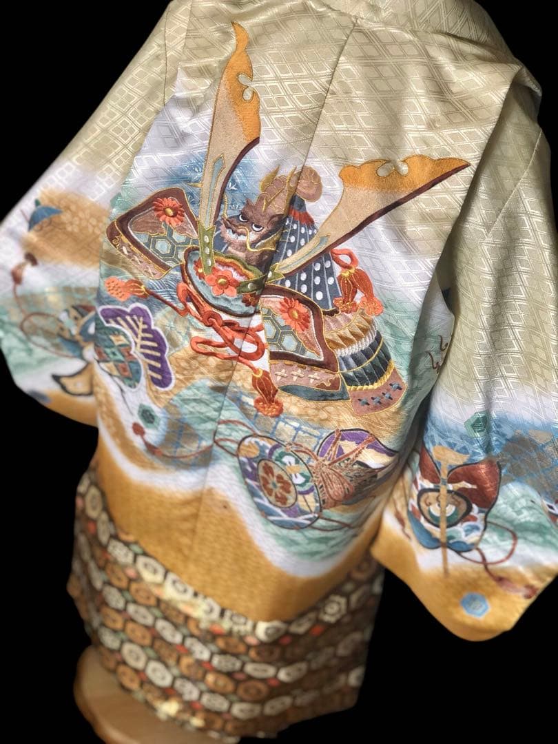 【美品　未使用品】豪華刺繍　七五三 5歳　男の子　逸品　羽織　着物　袴　セット