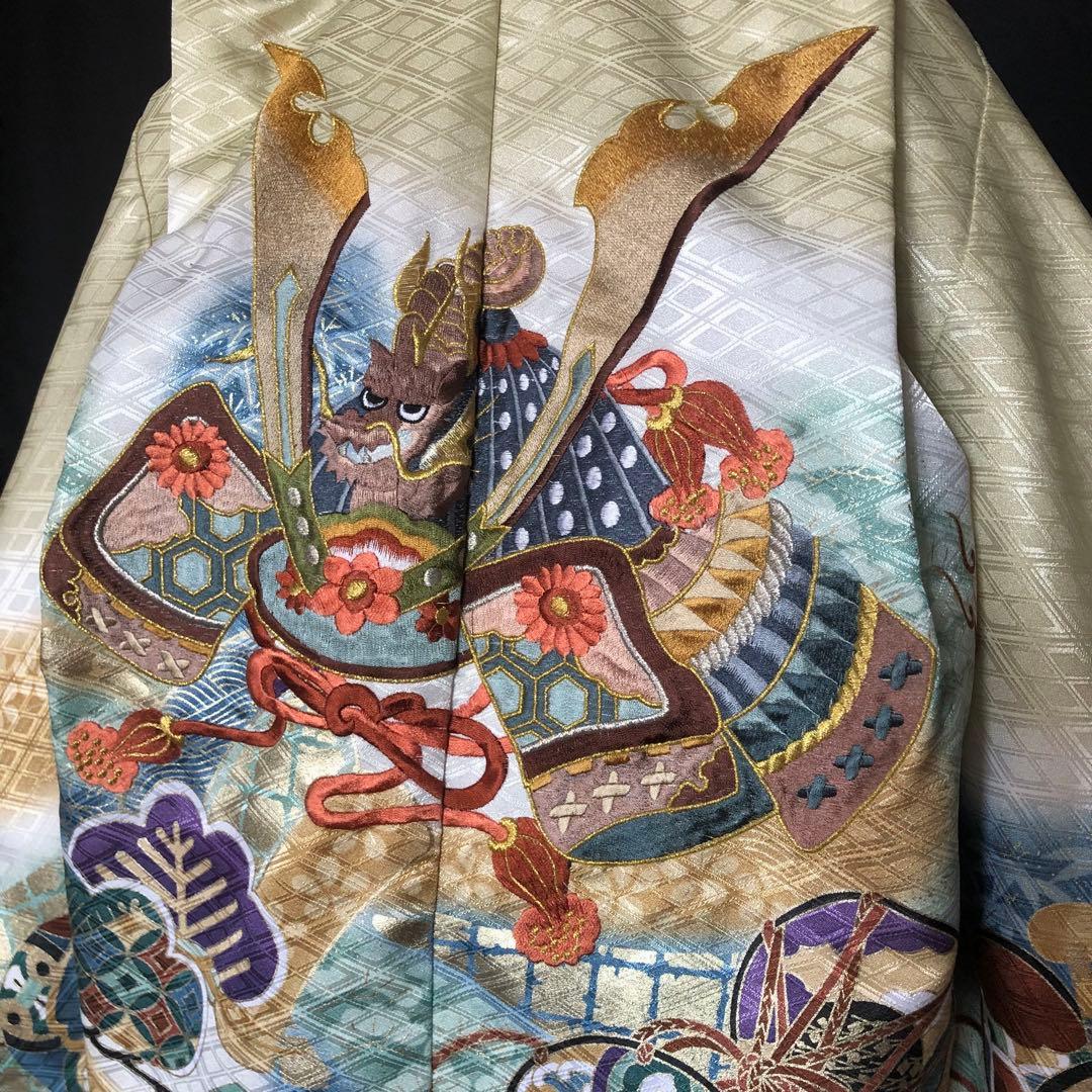 【美品　未使用品】豪華刺繍　七五三 5歳　男の子　逸品　羽織　着物　袴　セット