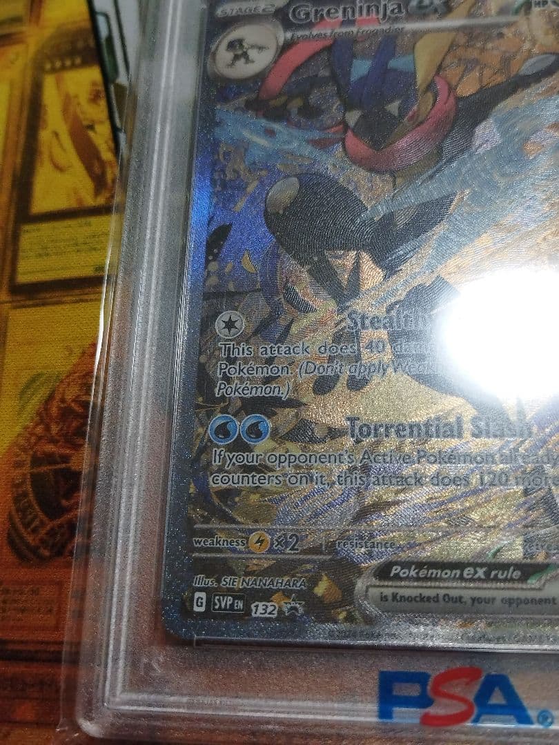 PSA9 海外プロモ ゲッコウガex 浮世絵 Greninja ex 英語 - メルカリ