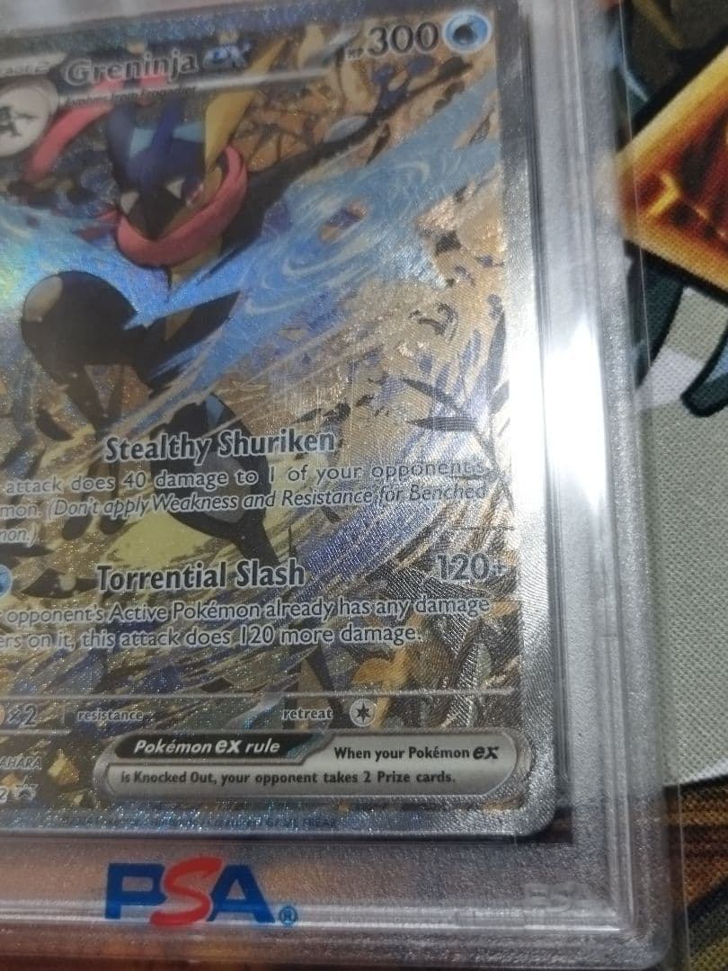PSA9 海外プロモ ゲッコウガex 浮世絵 Greninja ex 英語 - メルカリ