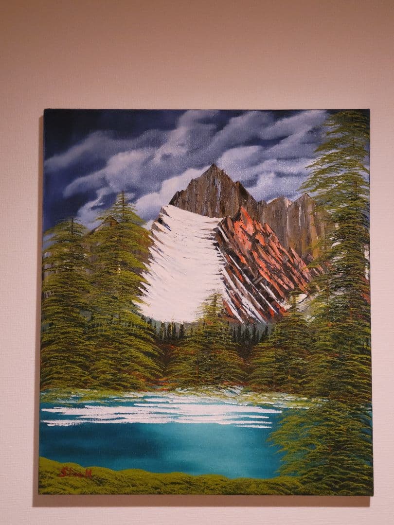 絵画 Lone Mountain