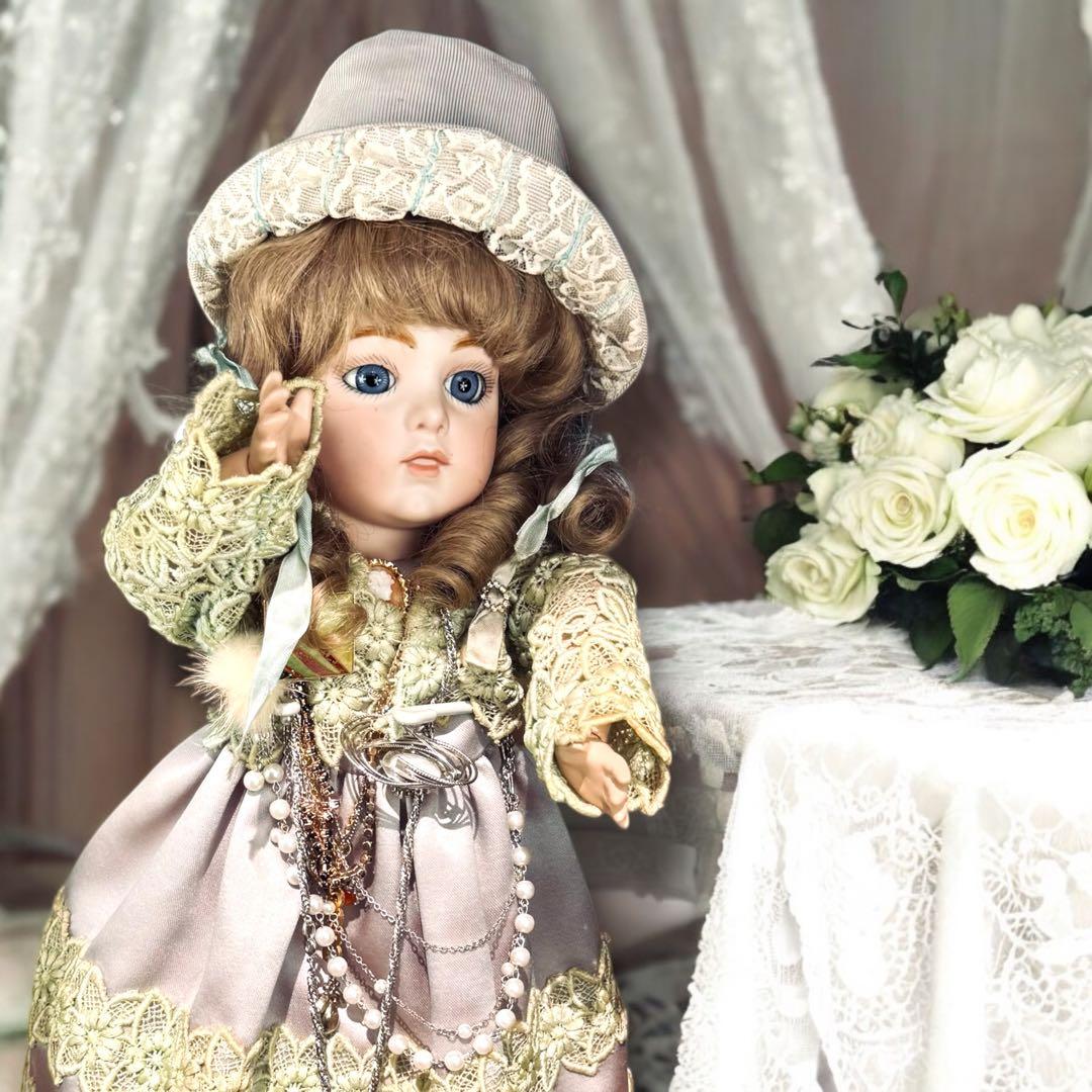 ペコちゃん様専用 ビスクドールブリュ ジュンリプロ 作家様 夏 ドレス