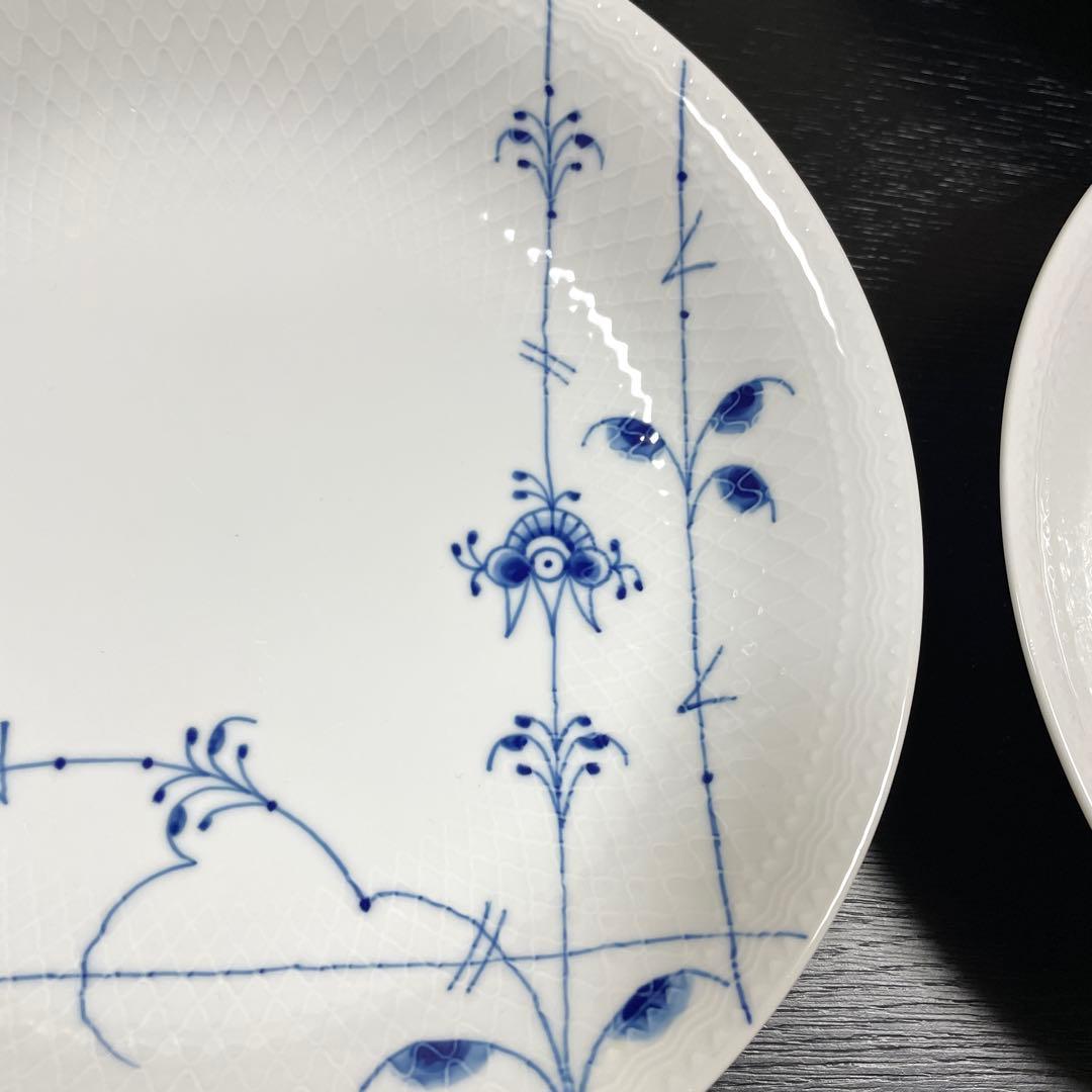 ROYAL COPENHAGEN ブルーパルメッテ23cm深皿 4枚