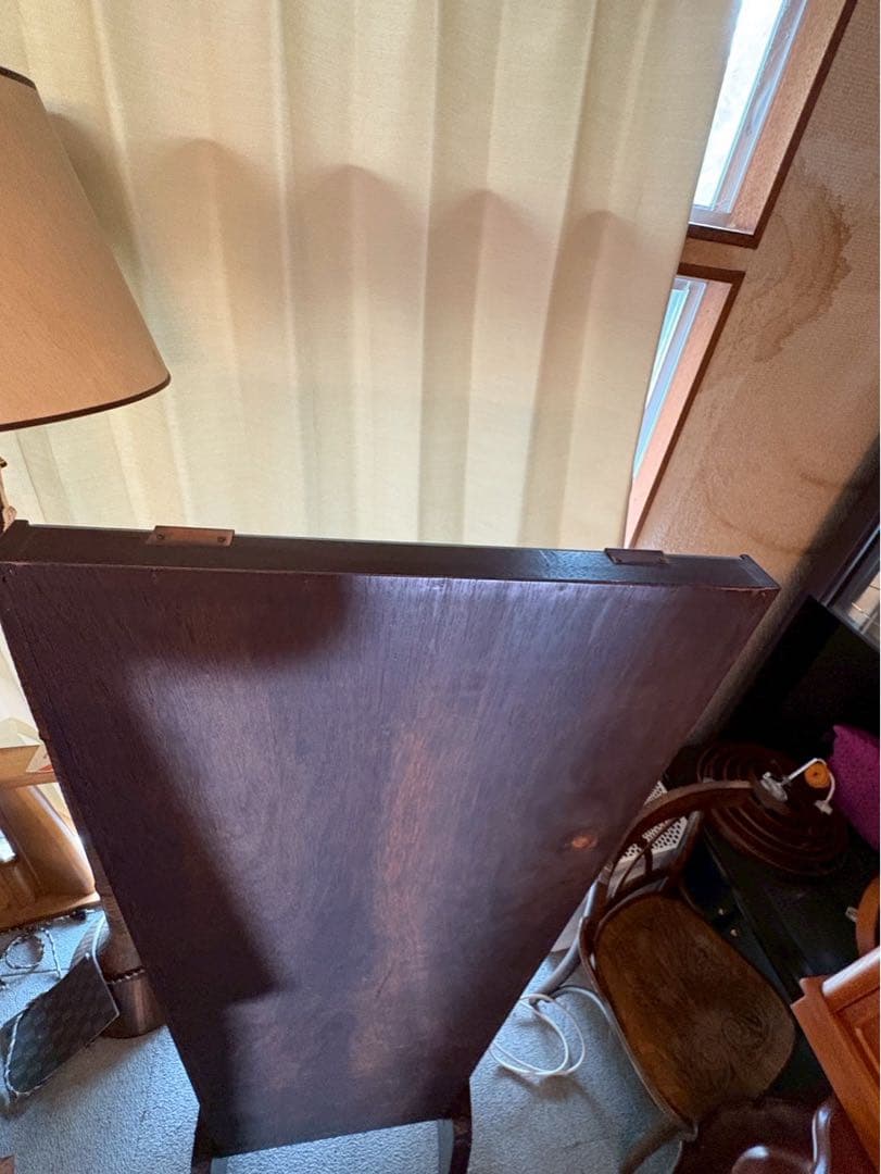 引取限定　伝統工芸品　 鎌倉彫　三面鏡　姿見　 全身鏡 ミラー 昭和レトロ