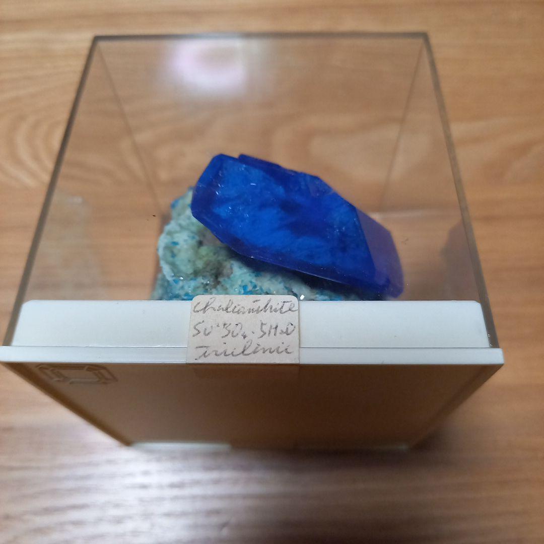 小林健二先生　鉱物標本オブジェ➕青色結晶育成材料　銀河通信社