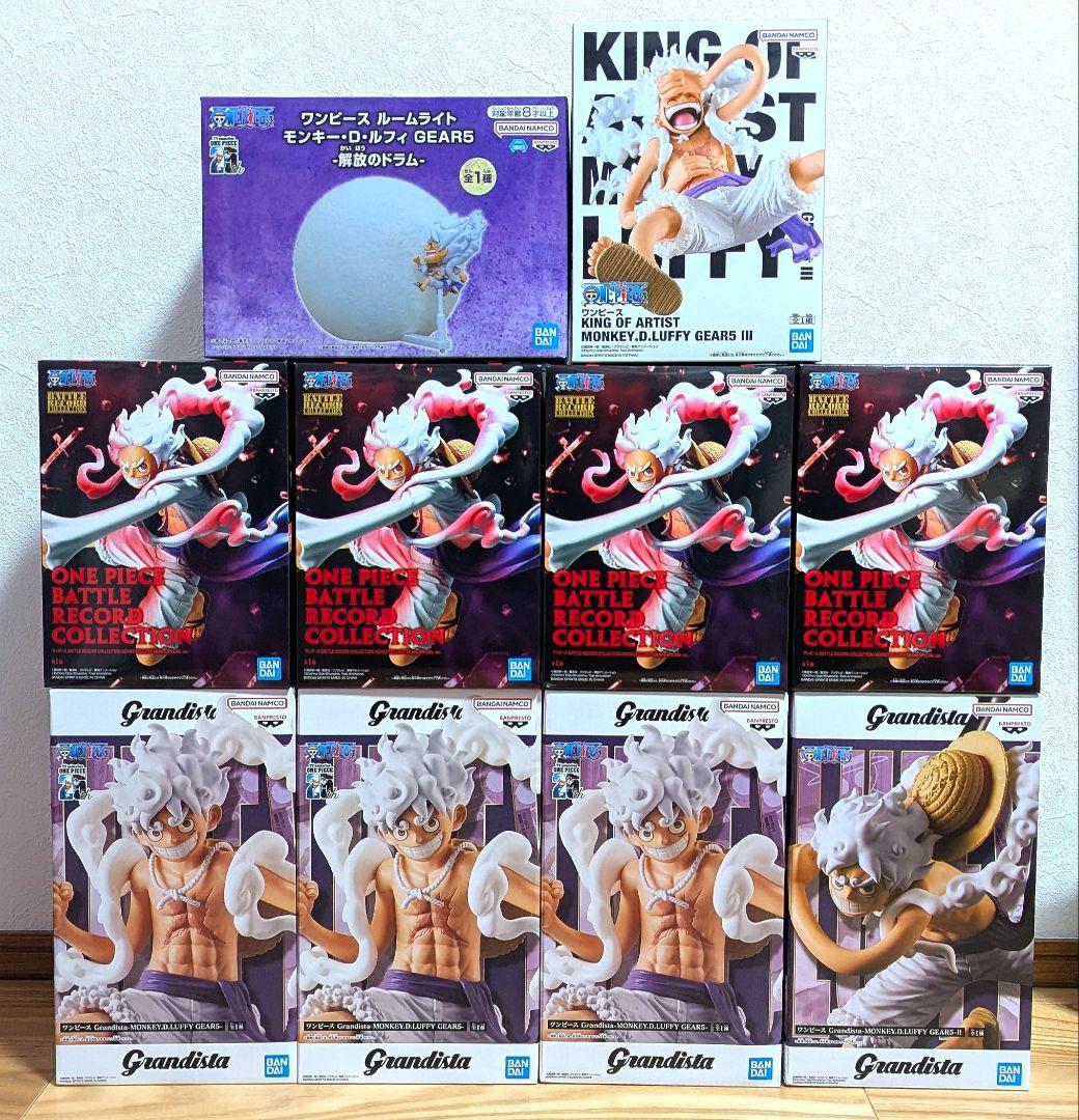 ONE PIECE ワンピース ニカ ルフィ ギア5 フィギュア セット - メルカリ