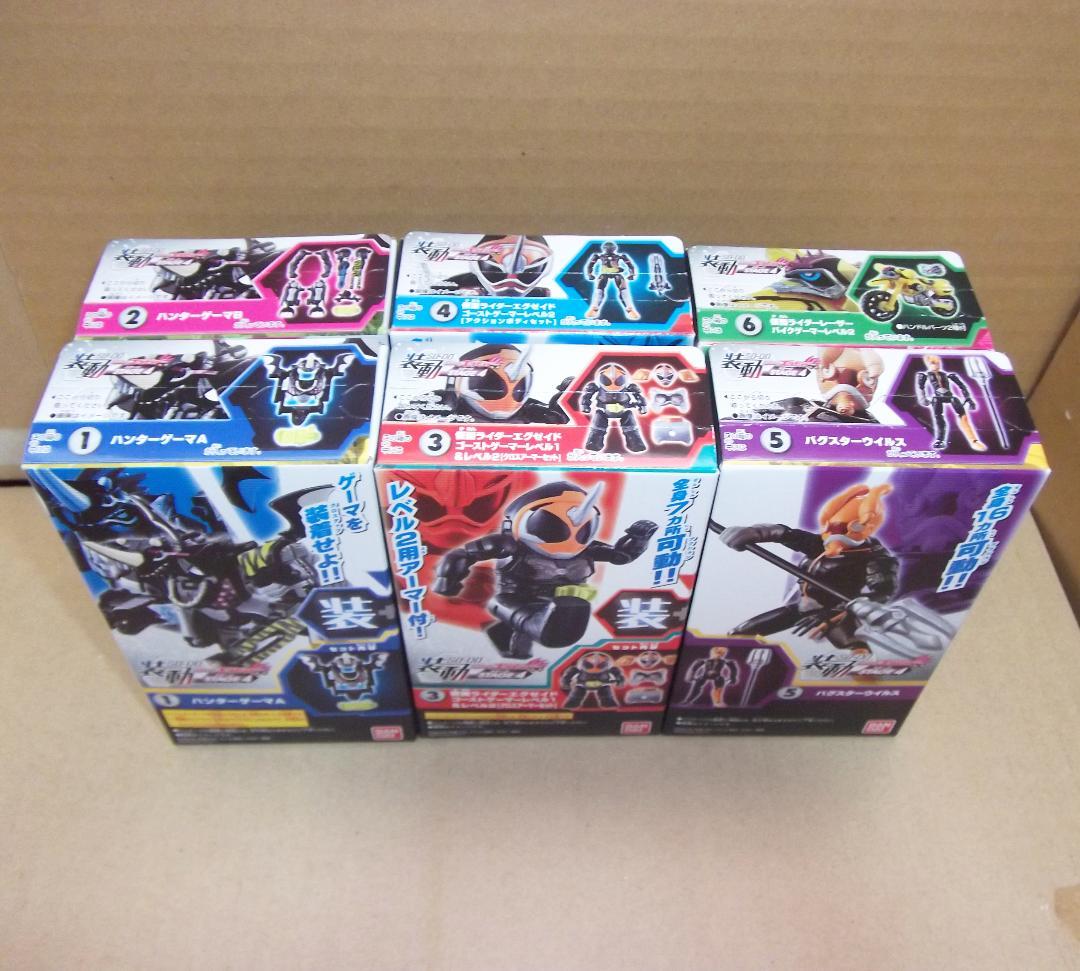 装動 仮面ライダーエグゼイド 1～10弾 全72個コンプ バグスター 最終