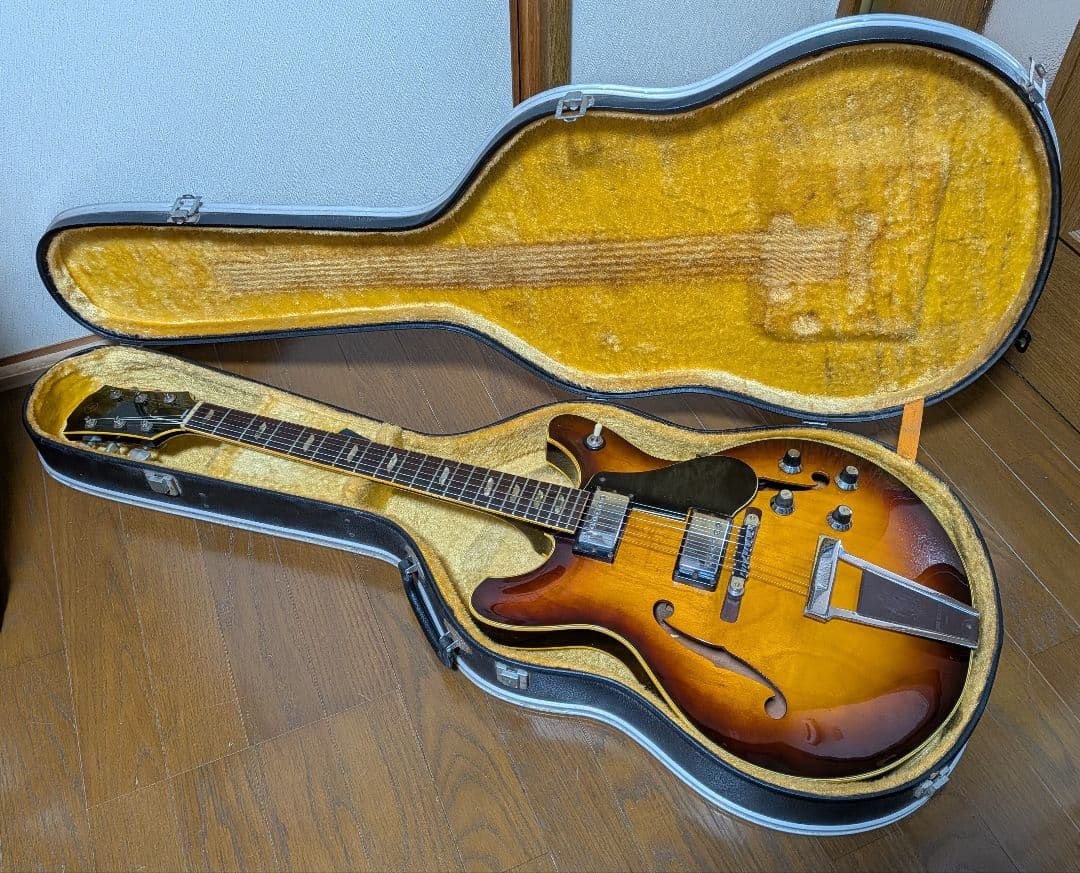 日本製 1970年代前半 YAMAHA SA60 セミアコ