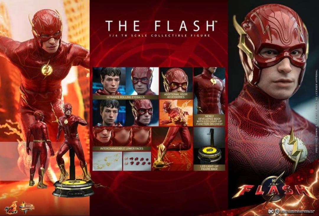 ホットトイズ　フラッシュ THE FLASH FLASHPOINT フィギュア
