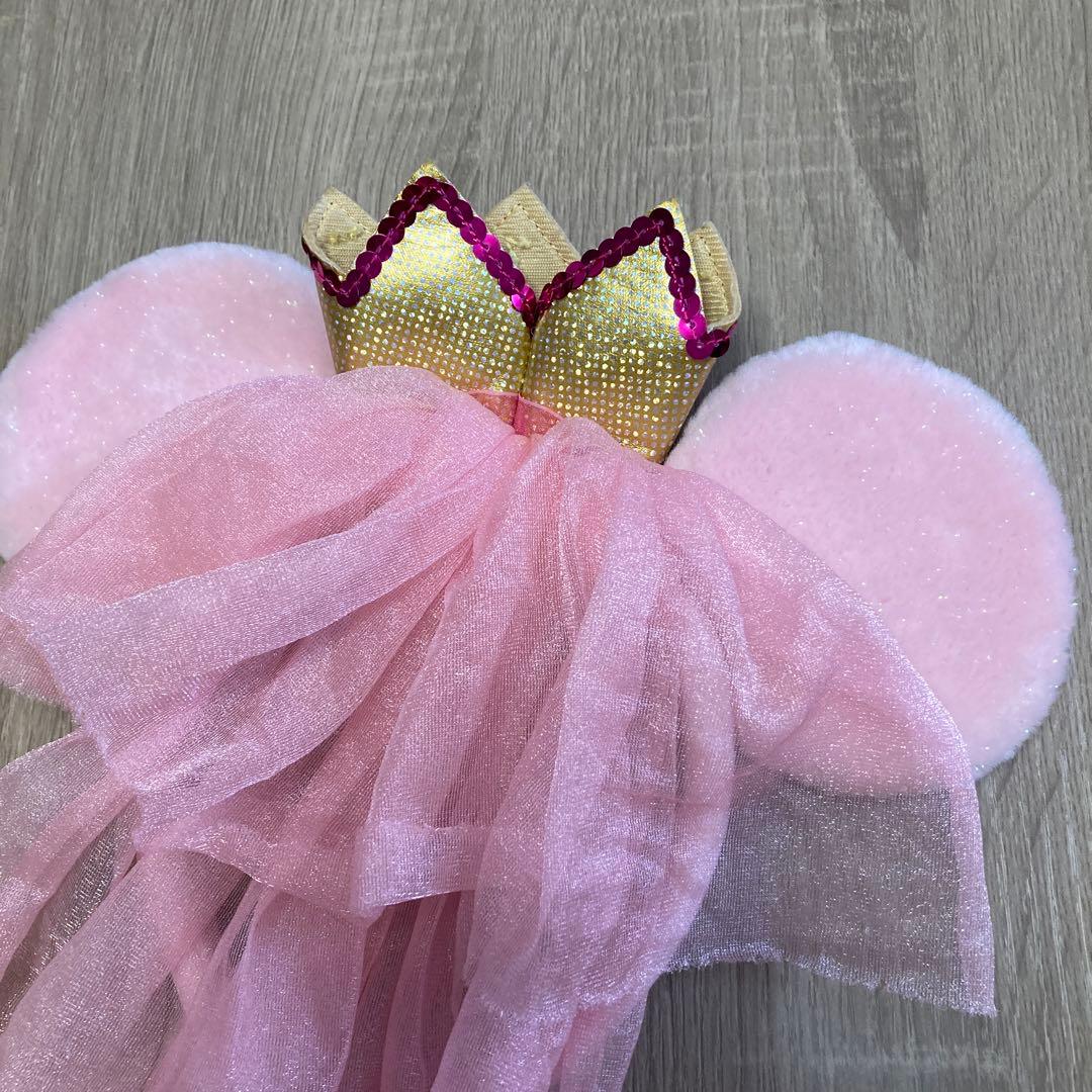 ディズニーリゾート ミニープリンセス カチューシャ ピンク - メルカリ