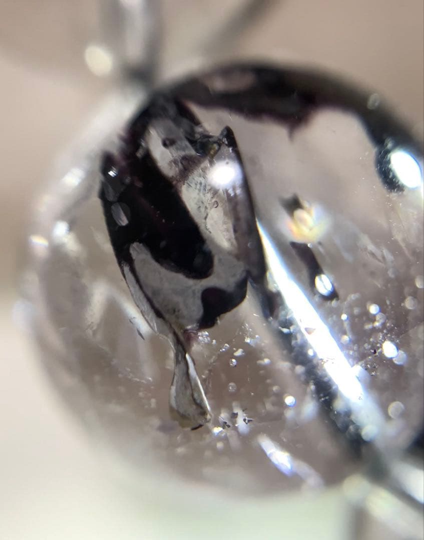 パワー強めクリア❣️★ハイクオリティ★ ヒマラヤ山脈エレスチャル水晶　ブレスレット