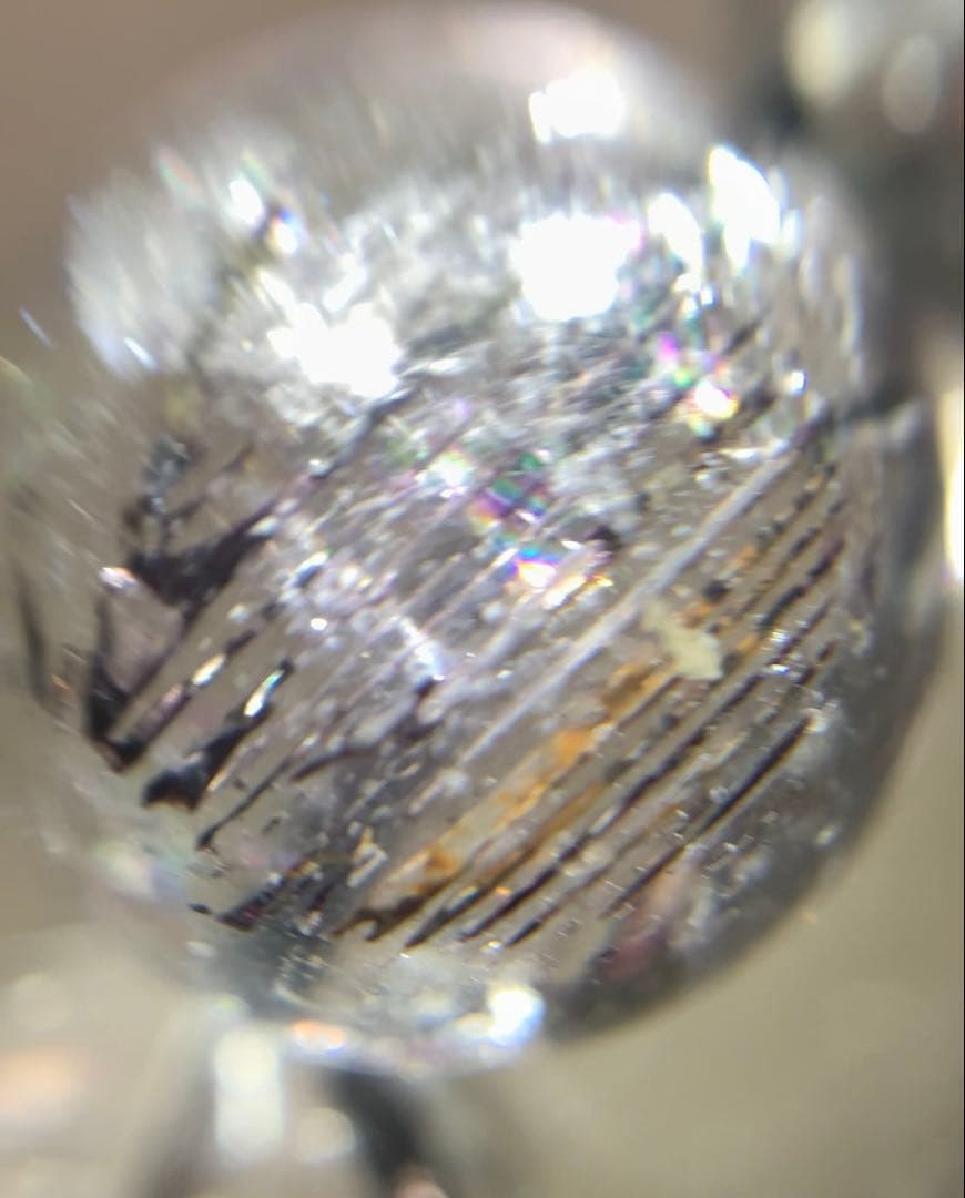 パワー強めクリア❣️★ハイクオリティ★ ヒマラヤ山脈エレスチャル水晶　ブレスレット