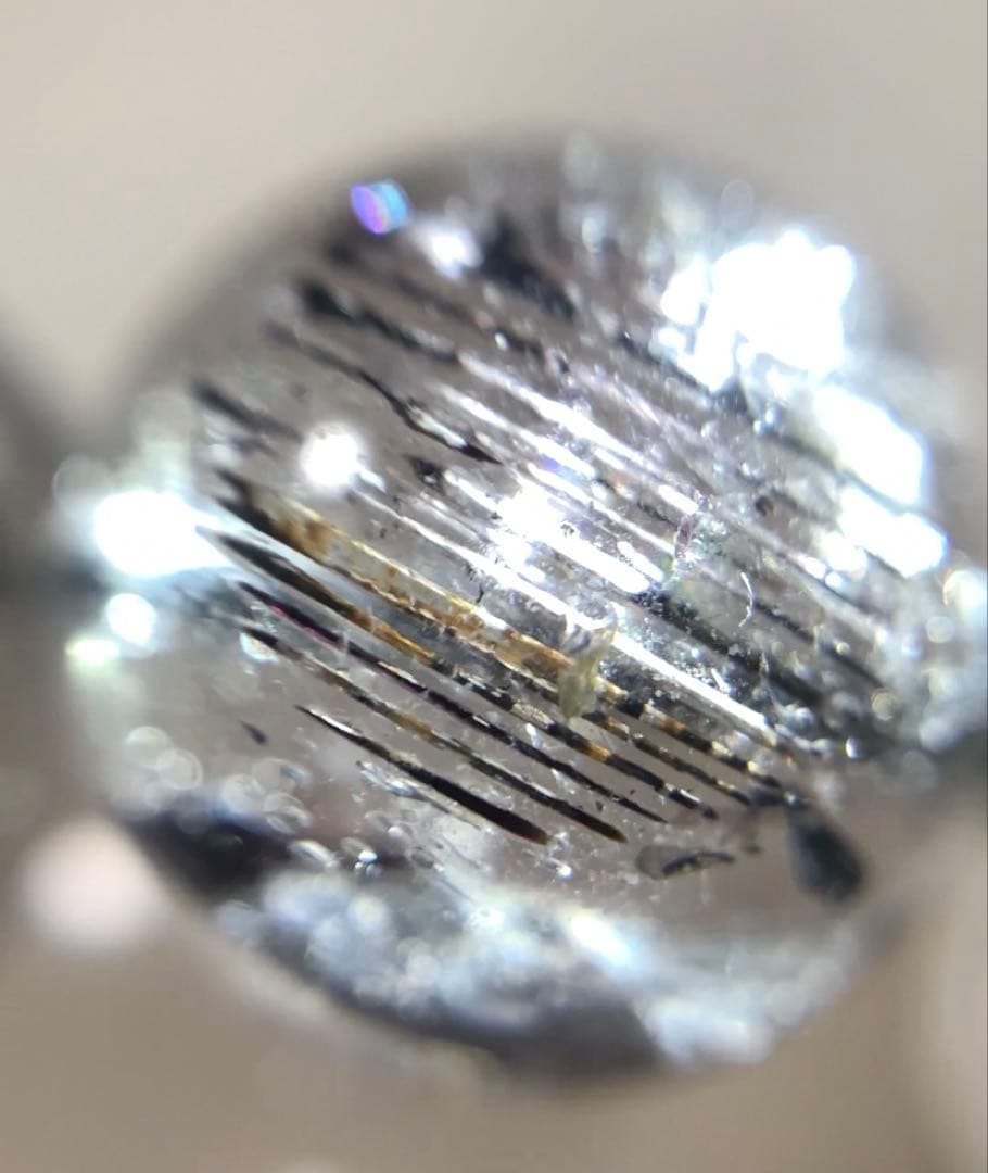 パワー強めクリア❣️★ハイクオリティ★ ヒマラヤ山脈エレスチャル水晶　ブレスレット